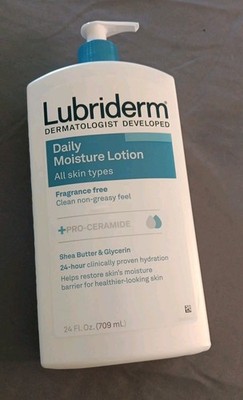 Lubriderm Frag Free Daily Moisture Lotion + ProCeramide, 24 Fl Oz (BN32)