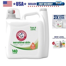 Sensitive Skin Free & Clear, 140 Loads Liquid Laundry Detergent, 140 Fl oz 0.19 per gallon