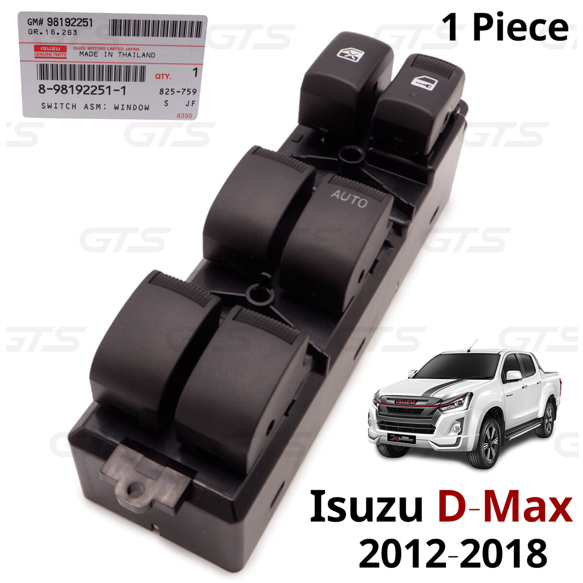 Switch Mirror Control Power Window 4Dr For Isuzu D-Max Hi-Lander