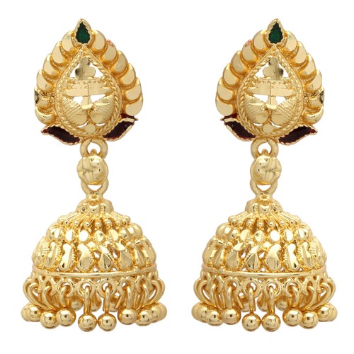 Indian Ethnic Gold Plated Earrings 
