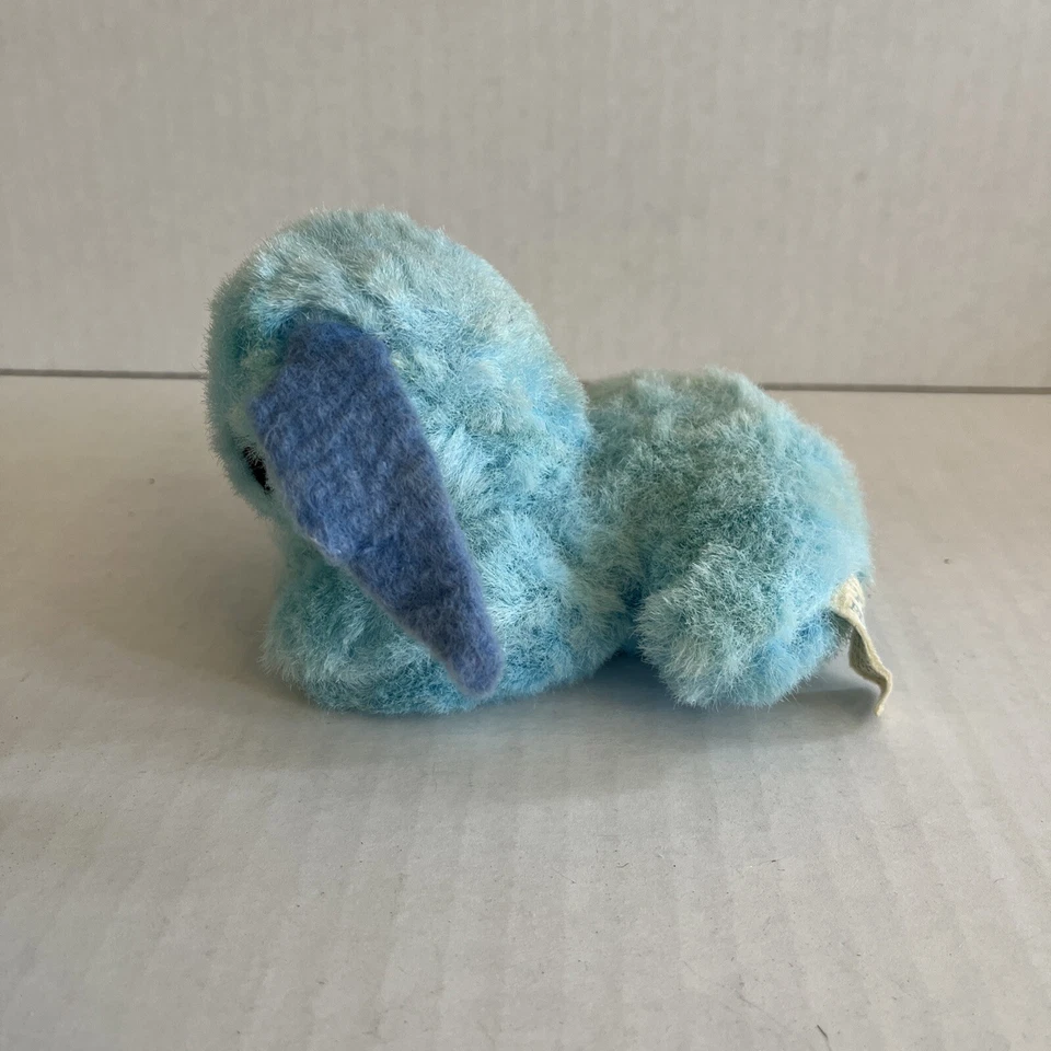 Vintage Pillow Pets Plush Toy Blue Bunny Dardenelle Co. 1960’s/1970’s 5 Inches - Image 4 of 4