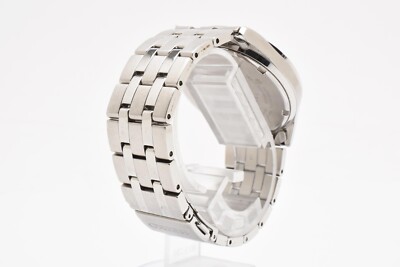 MINT] SEIKO V158-0AZ0 Solar Quartz SS Wristwatch Black Silver