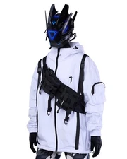 Niepce Streetwear Fanny Pack Messenger Bag with Shoulder and Tech Belt Straps