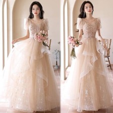 NEW Evening Formal Party Ball Gown Prom Bridesmaid Girls Host Dress BGAM050