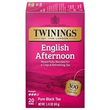 Twinings English Afternoon Black Tea - 20 count