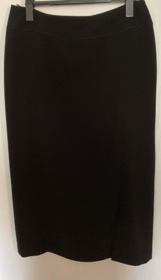 NEU Eleganter langer Damenrock Gerry Weber Gr. 44 Schwarz sehr modisch und schön