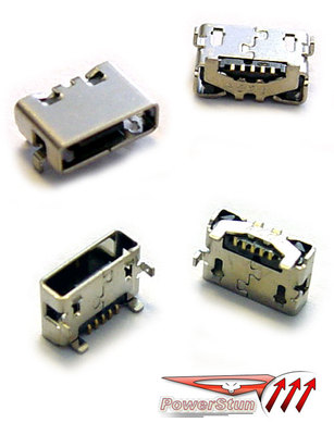 Micro USB Jack Einbaubuchse Stecker 5 Pin Anschluss   Typ Micro-B us194