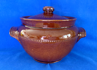 Vintage Pearsons of Chesterfield 3 Pint Backkasserolle Eintopf Topf mit Deckel
