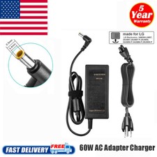 For LG LED LCD Monitor HD 60W AC Adapter Charger Power Supply 19V 3.16A NEW