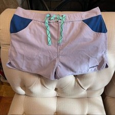 AR: NWT Patagonia Girls' Forries Shorey Board Shorts Lavender Sz 14