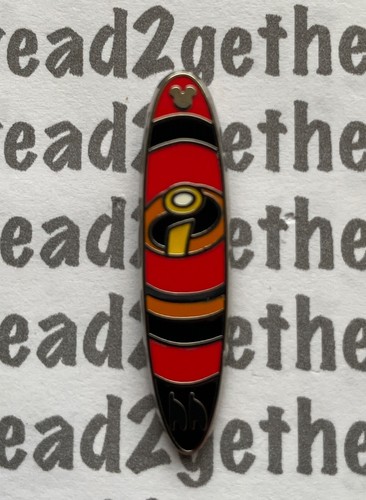 Disney Pin WDW 2018 Hidden Mickey Surfboard Mr. Incredible