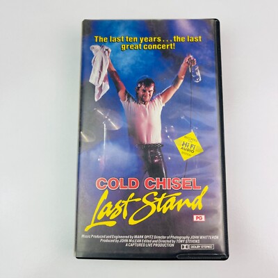 Cold Chisel Last Stand VHS 1983 Live Concert Rare 