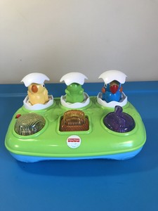 fisher price musical pop up eggs