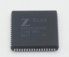 Zilog Z8S18020VSC Z180 20MHz Microprocessor PLCC68 x 2PCS NEW