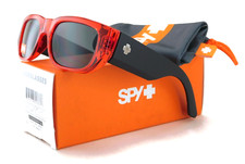 New SPY GENRE Sunglasses  Translucent Red Matte Black / Happy Gray Green Lens