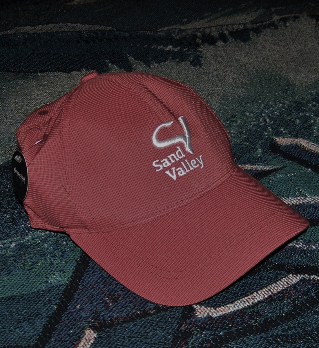 NEW IMPERIAL Lightweight Cap Hat SAND VALLEY GOLF CLUB RESORT Red