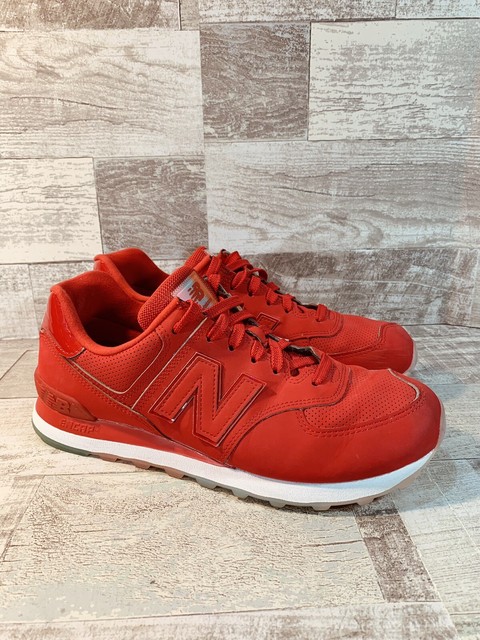 New Balance 574 Red Iridescent for sale 