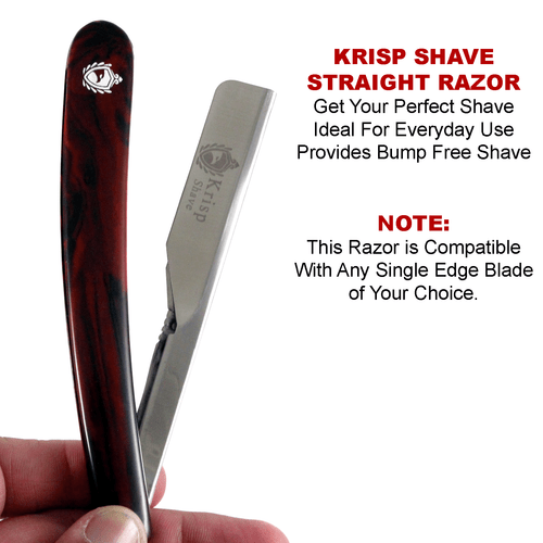 10 BLADES + BARBER CUT THROAT SHAVETTE STRAIGHT EDGE SHAVING RAZOR NAVAJA RM - Picture 4 of 6