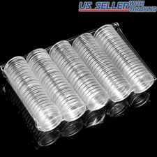 50 coin holders 30mm direct fit coin capsules for Collectable Coins