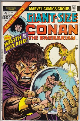 Giant-Size Conan 4 - 1975 - BW Smith - Reprints Conan 7 - Very Fine/Near Mint -