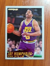 Fleer Basketball Collection Card 🏀 1994 1995 Jazz #225 Jay Humphries