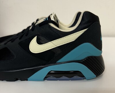 Nike Air Max 180 Mens Sz 11.5 Black Dusty Cactus Running Shoes