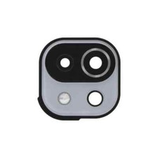 For Xiaomi Mi 11 Lite 5G Replacement Rear Camera Lens Cover Bezel Ring (White)