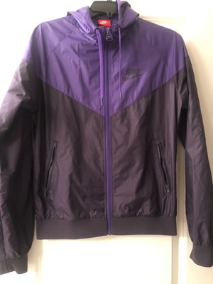 purple and black nike windbreaker