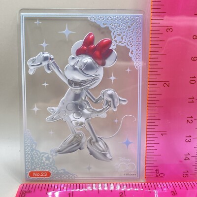 Mickey Mouse Minnie No.23 Disney 100 Trading Clear Card Japanese