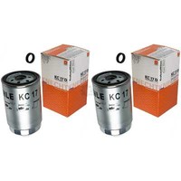 2X Mahle / Knecht KC 17D Kraftstofffilter Filter Fuel