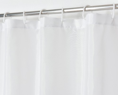 Waterproof Shower Curtain Bathroom Drapes with 12 Hooks Water Resistant - Picture 7 of 24