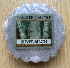 SILVER BIRCH YANKEE CANDLE WAX MELT, Fresh, Spicey, Musky Fragrance. Best Seller