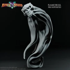 Flame Skulls by Epics N Stuffs | D&D | DnD | Print on Demand
