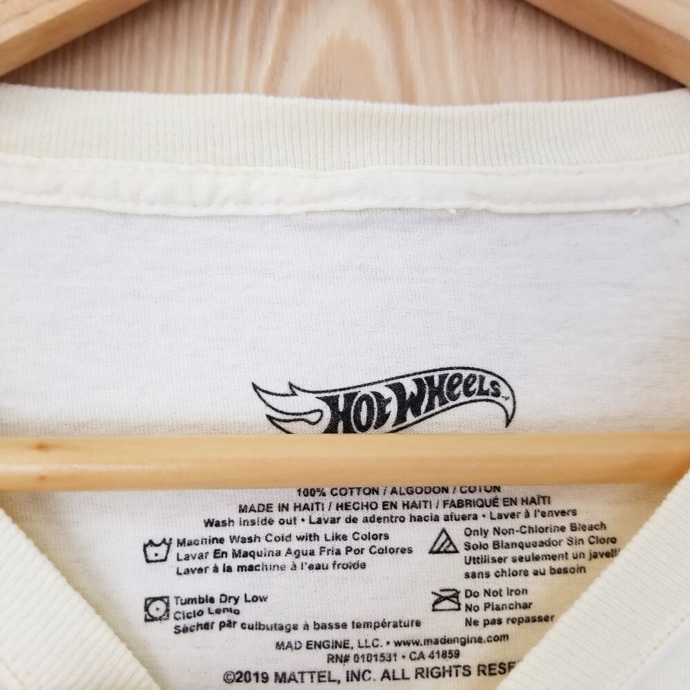 Mattel Hot Wheels Womens Crop T Shirt Graphic Boxy Oversized Size