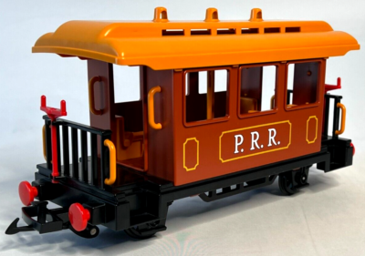 Voiture voyageurs à bogies , décoration "TRAIN SPÉCIAL FTS", 2ème classe