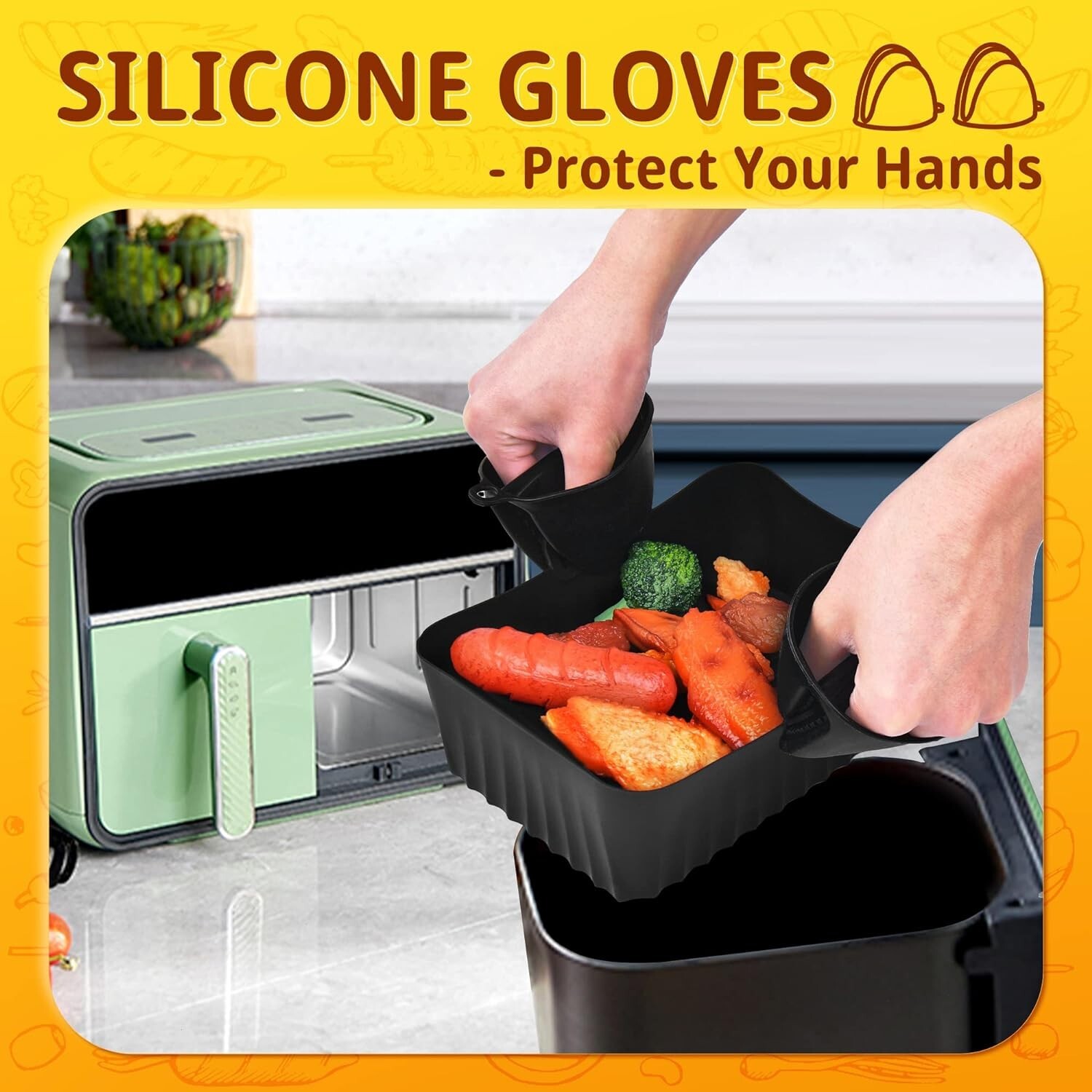 Air Fryer Accessories for Ninja Dual AF451UK AF400UK AF300UK AF500UK