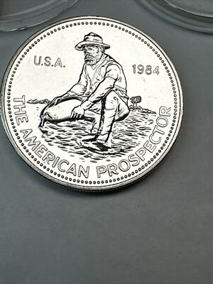 AMERICAN PROSPECTER 1オンスシルバー Engelhard Prospector 1 oz Silver Round - Hero Bullion