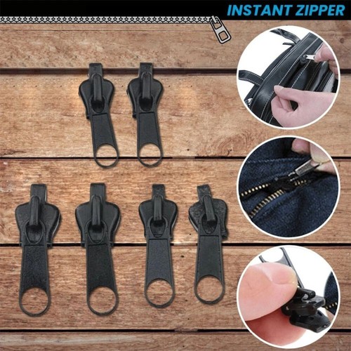 6 Pcs Set Instant Zipper Universal Instant Fix Zipper Repair Kit Replacement Zip - Picture 6 of 8