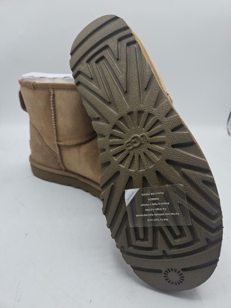Ugg クラシックミニIIアンクルフツ UGSCLMGY1016222W GREY UGG アグ ムートン ブーツ クラシック ミニ 2 WOMENS CLASSIC