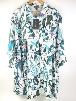 Selection by Ulla Popken 3/4 Sleeve Tunic Top Womens 28/30 NWT