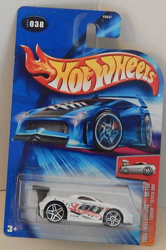 'Tooned Toyota MR2 Hot Wheels 2004-038 First Editions Retired 2015