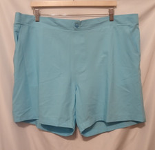 Club Room Swim Trunks Men 2XL Basin Blue Quick Dry 7" Inseam