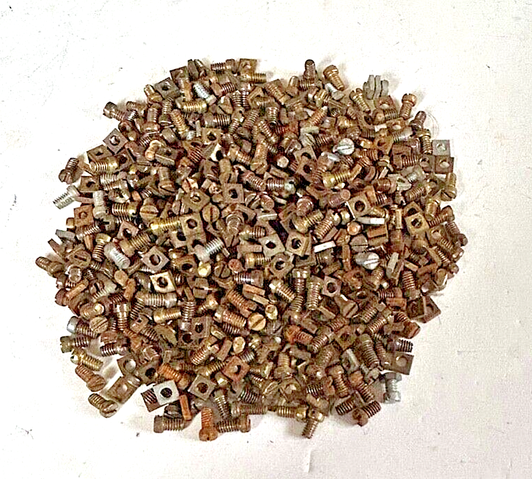HUNDREDS OF MECCANO OLD NUTS BOLTS AND WASHERS eBay