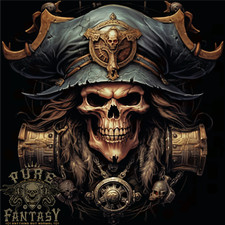 Pirate Skull 3 Mens T-Shirt 100 Cotton