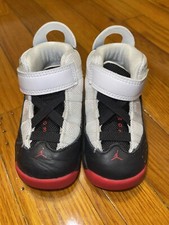 Jordan 6, Baby/toddler Shoes 6C, Red/Black/White.