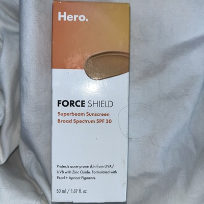 Hero FORCE SHIELD Superbeam Sunscreen SPF 30 Apricot Pigments 50 mL Exp 2/25