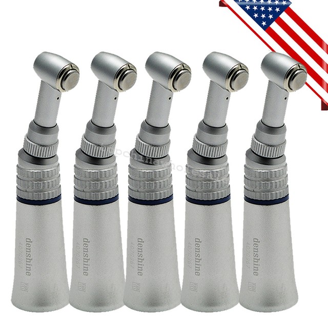 5X *USA* Dental Contra Angle Slow Low Speed Handpiece Push Button E