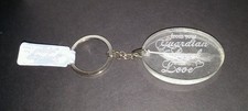 GUARDIAN ANGEL CLEAR FROM YOUR GUARDIAN ANGEL WITH LOVE KEYCHAIN KEY CHAIN AS-IS