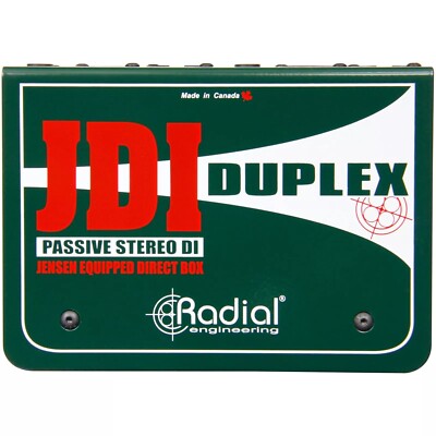 Radial Jdi Duplex Mk3 Stereo Direct Box JDI-DUPLEX Jensen Equipped