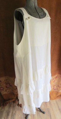 box pleated pinafore dress